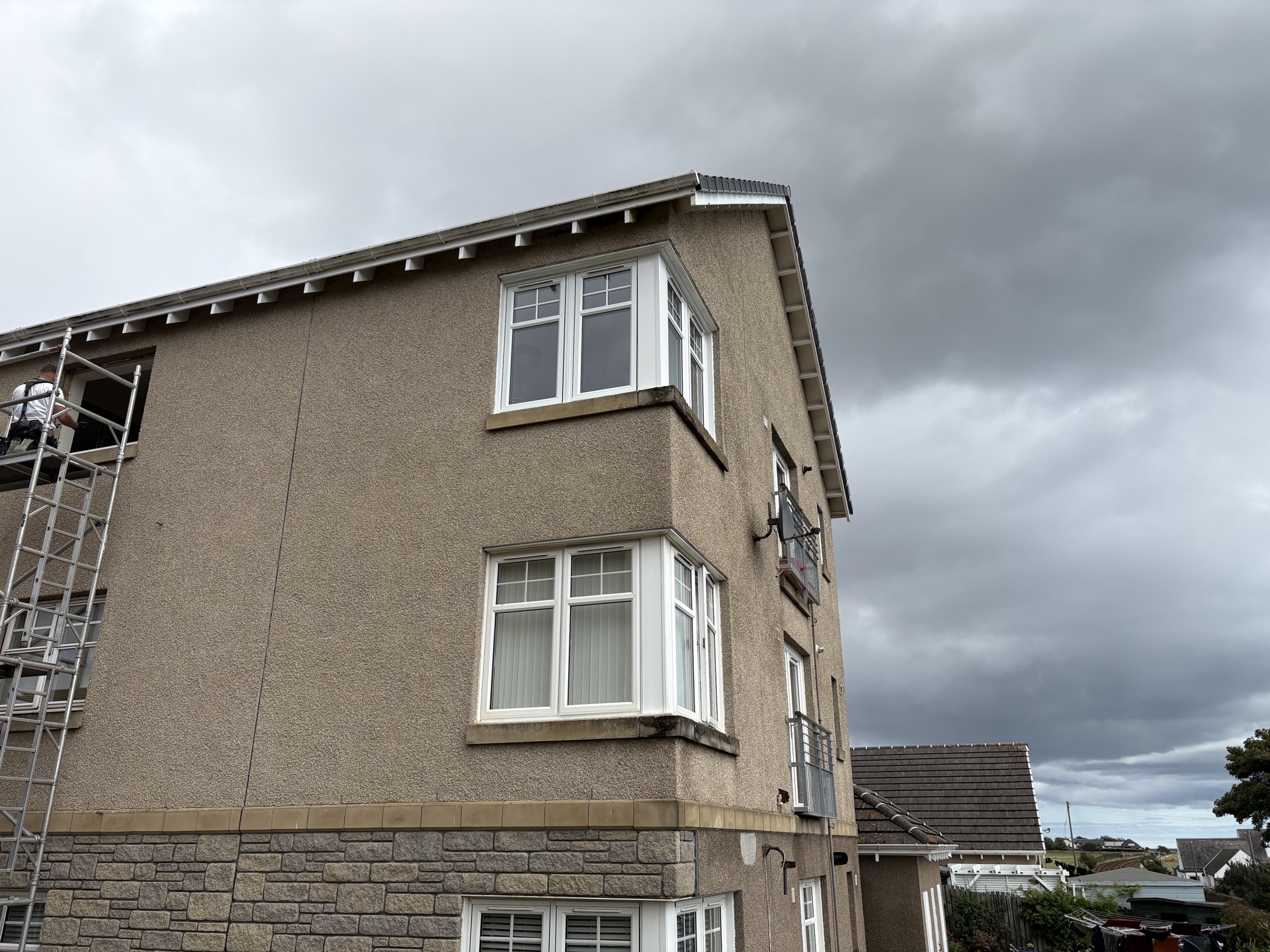 Complete window replacement, luxury flat, Carnoustie